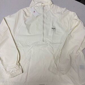 Staple Pigeon Cream Windbreaker Jacket